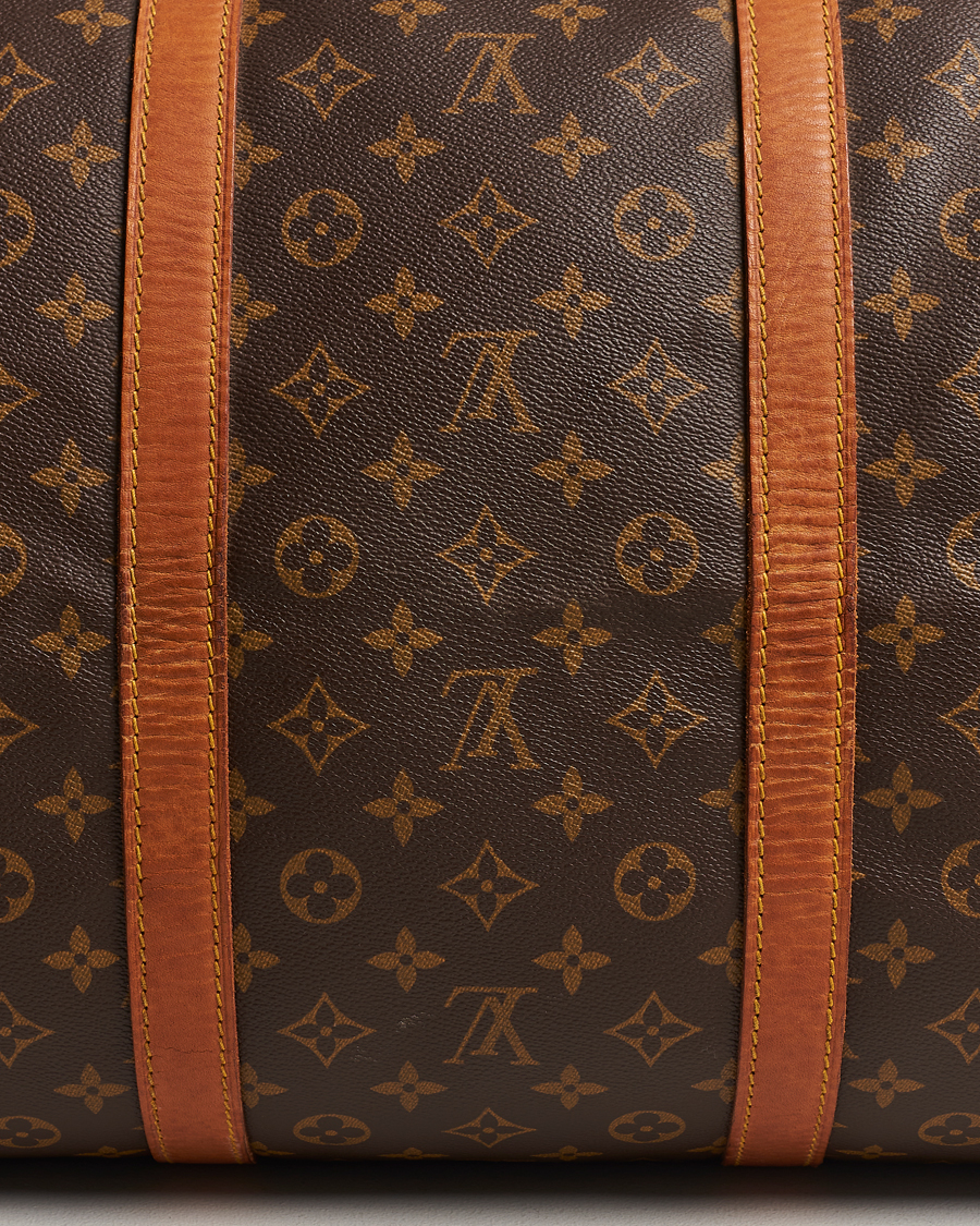 Homme | Louis Vuitton Pre-Owned Keepall 60 Bag Monogram | Louis Vuitton Pre-Owned | Keepall 60 Bag Monogram