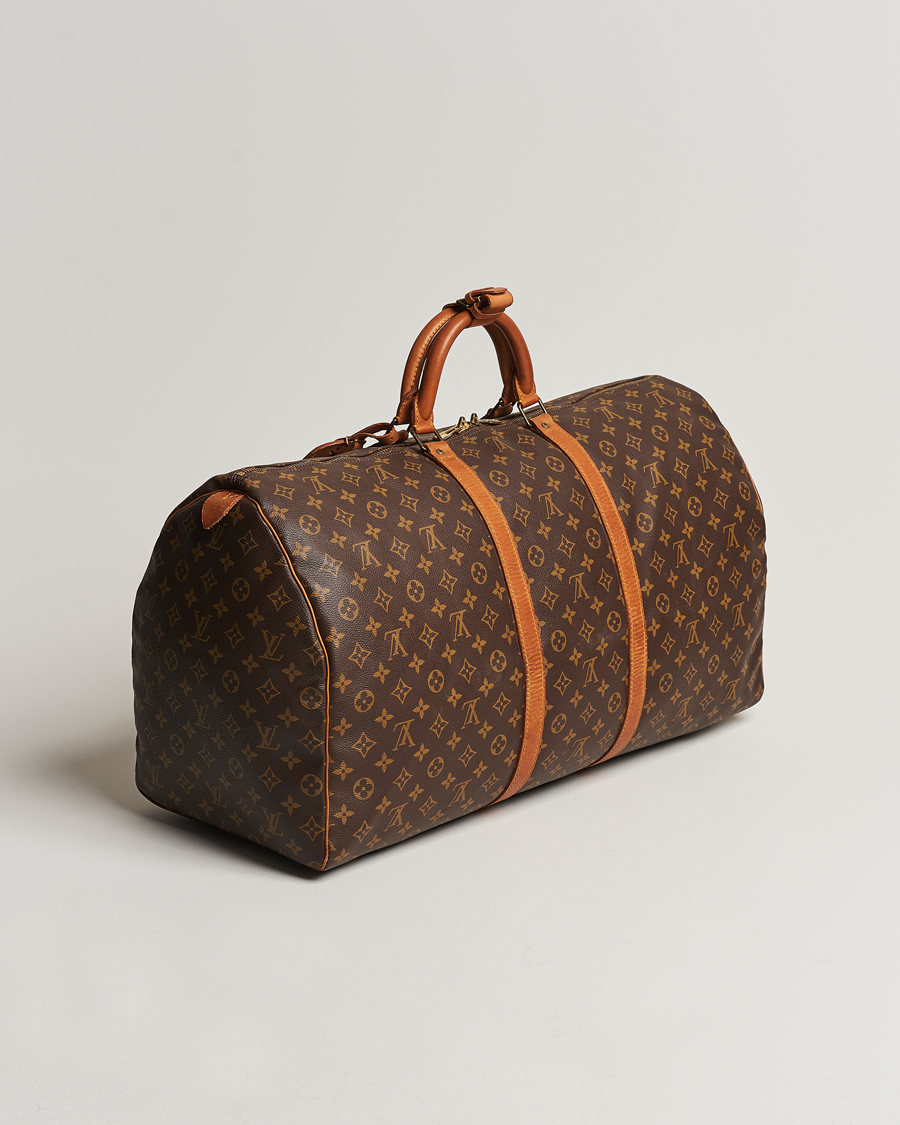 Homme | Louis Vuitton Pre-Owned Keepall 60 Bag Monogram | Louis Vuitton Pre-Owned | Keepall 60 Bag Monogram