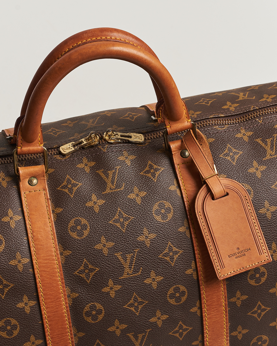 Homme | Louis Vuitton Pre-Owned Keepall 60 Bag Monogram | Louis Vuitton Pre-Owned | Keepall 60 Bag Monogram