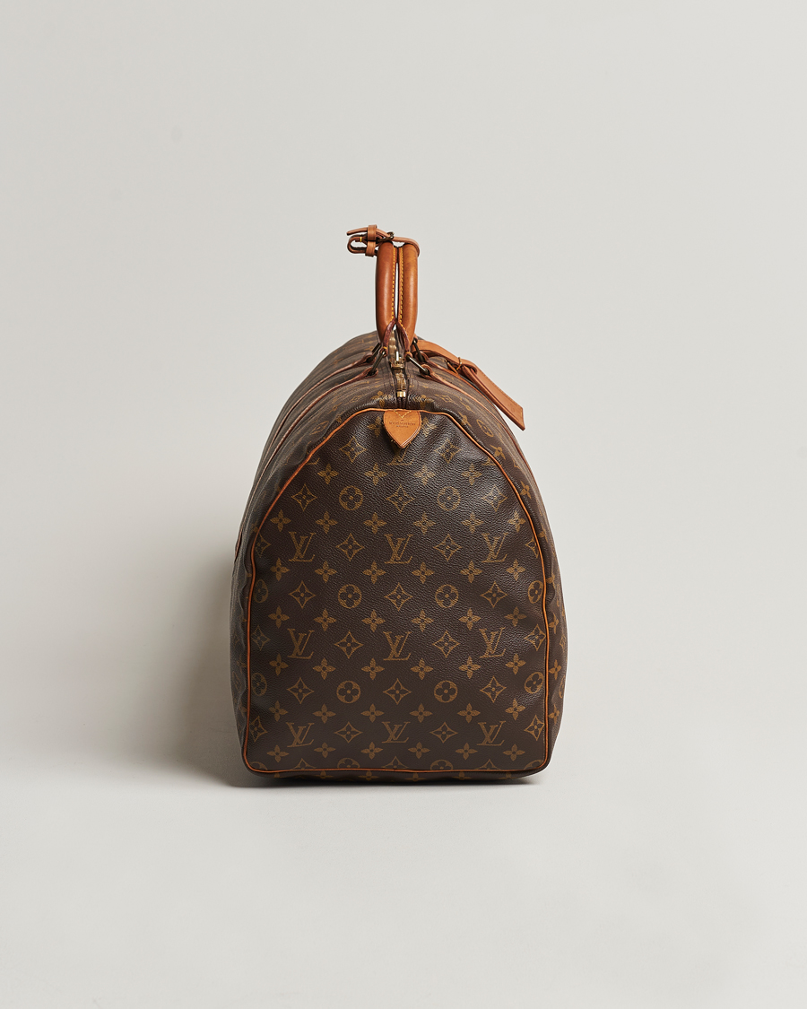 Homme | Louis Vuitton Pre-Owned Keepall 60 Bag Monogram | Louis Vuitton Pre-Owned | Keepall 60 Bag Monogram