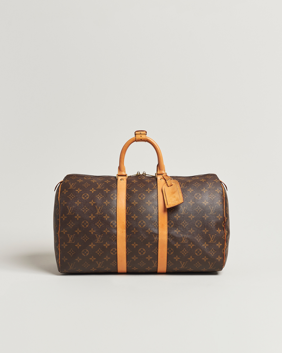 Homme | Louis Vuitton Pre-Owned Keepall 45 Bag Monogram | Louis Vuitton Pre-Owned | Keepall 45 Bag Monogram