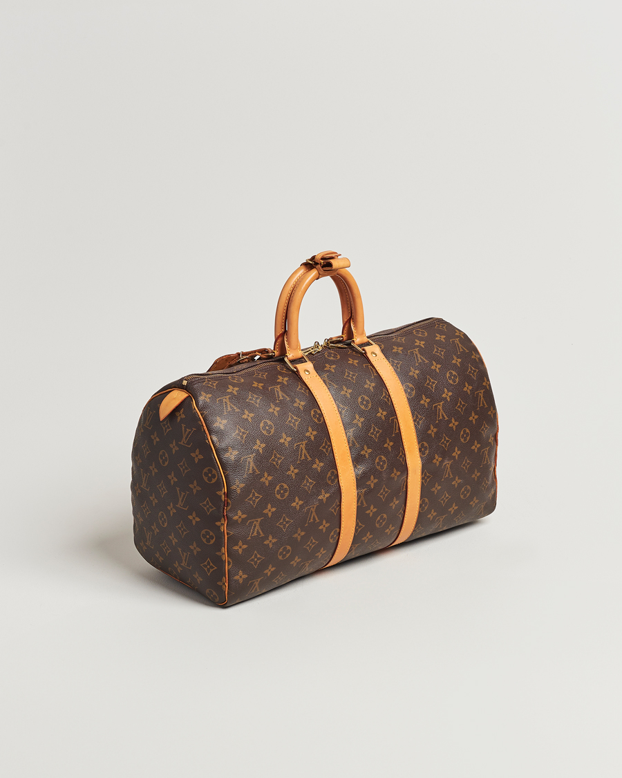 Homme | Louis Vuitton Pre-Owned Keepall 45 Bag Monogram | Louis Vuitton Pre-Owned | Keepall 45 Bag Monogram