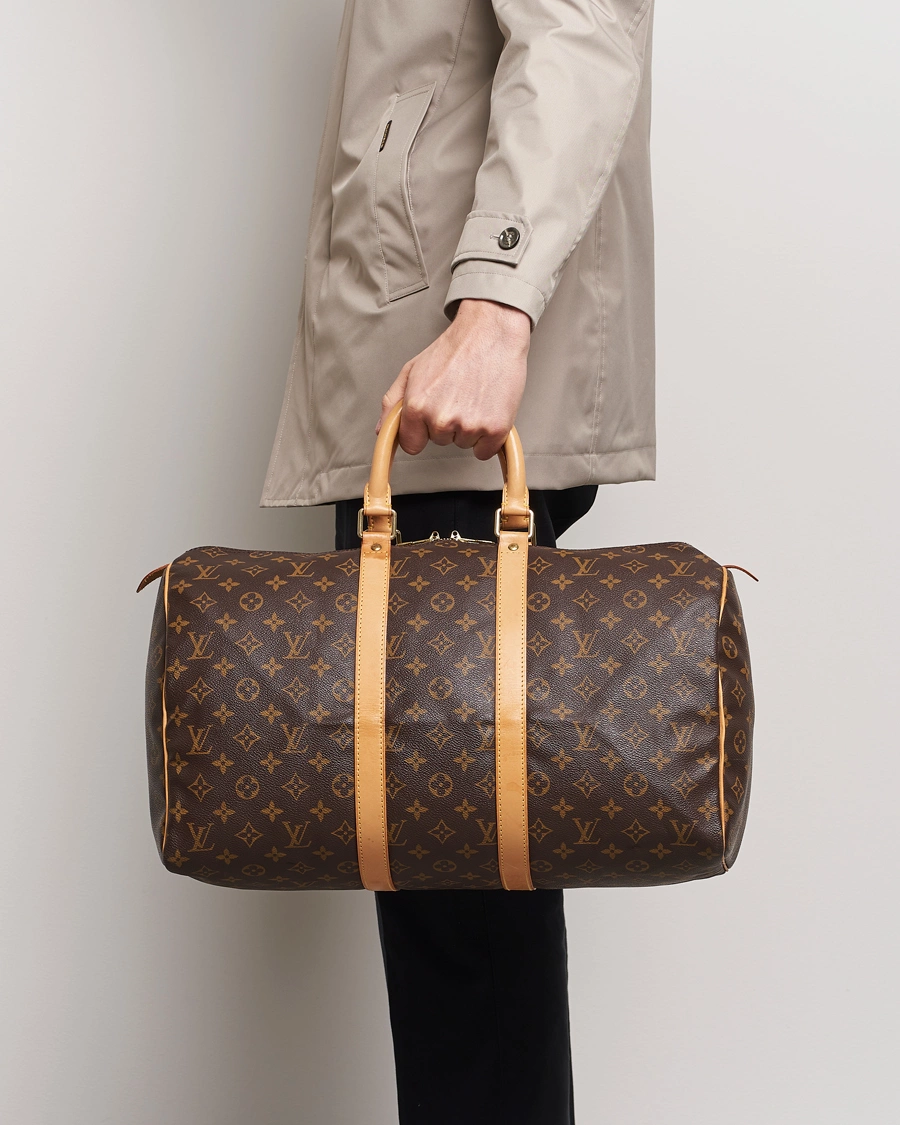 Homme | Pre-owned Accessoires | Louis Vuitton Pre-Owned | Keepall 45 Bag Monogram 