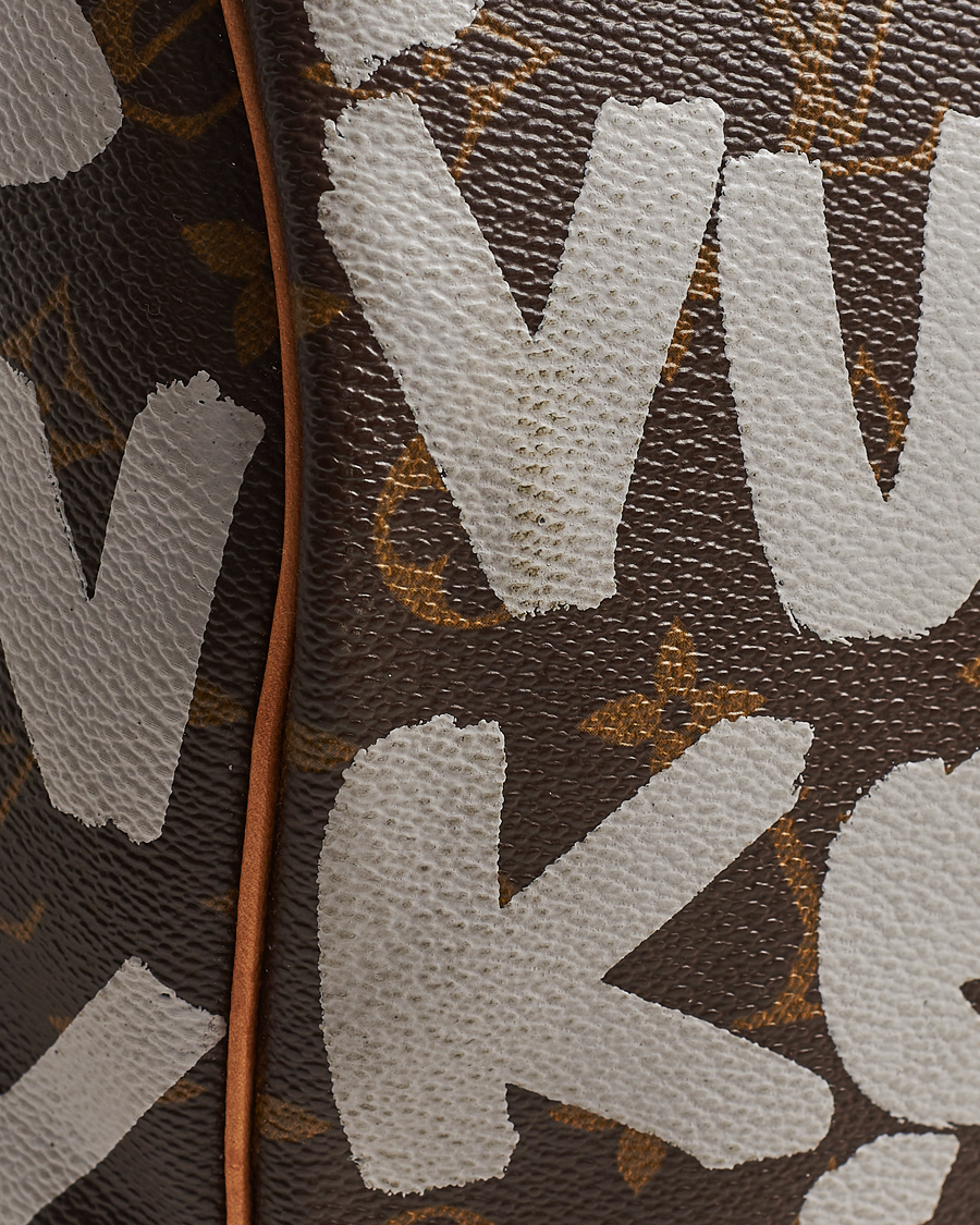 Homme | Louis Vuitton Pre-Owned Keepall 50 Bag Graffiti | Louis Vuitton Pre-Owned | Keepall 50 Bag Graffiti