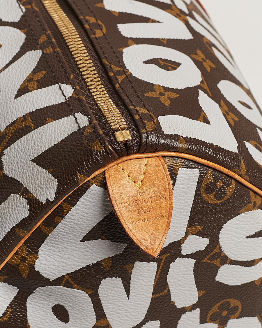 Homme | Louis Vuitton Pre-Owned Keepall 50 Bag Graffiti | Louis Vuitton Pre-Owned | Keepall 50 Bag Graffiti
