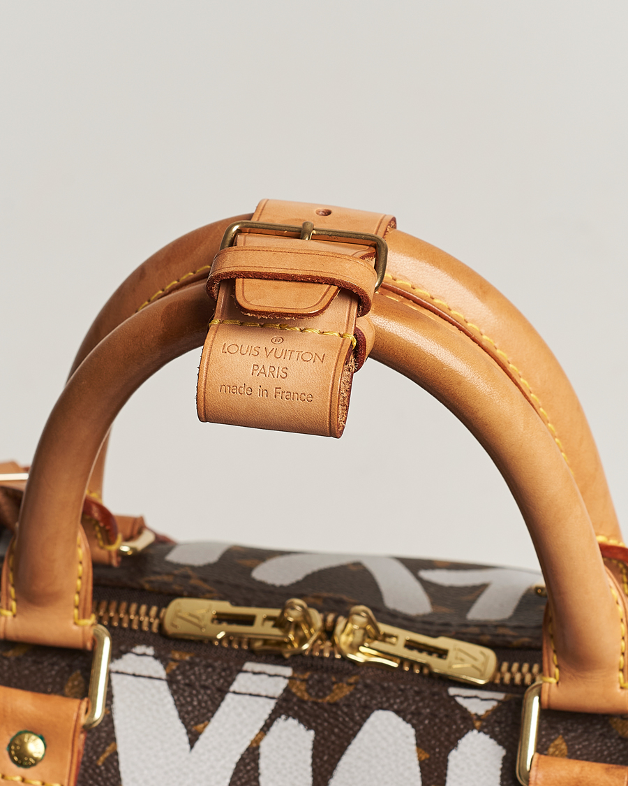 Homme | Louis Vuitton Pre-Owned Keepall 50 Bag Graffiti | Louis Vuitton Pre-Owned | Keepall 50 Bag Graffiti
