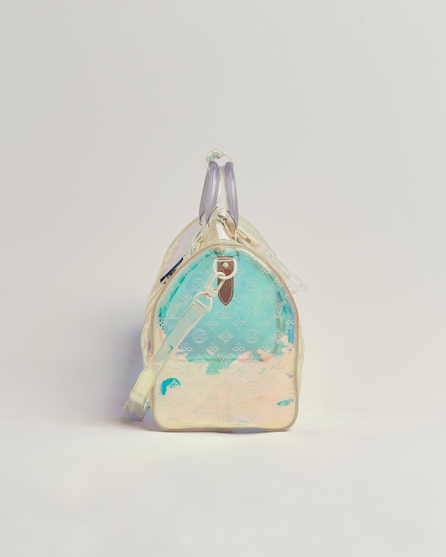 Homme | Louis Vuitton Pre-Owned Keepall Bandoulière 50 Bag Prism Monogram | Louis Vuitton Pre-Owned | Keepall Bandoulière 50 Bag Prism Monogram