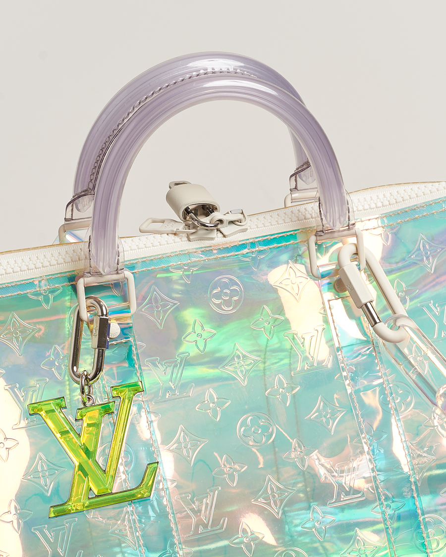 Homme | Louis Vuitton Pre-Owned Keepall Bandoulière 50 Bag Prism Monogram | Louis Vuitton Pre-Owned | Keepall Bandoulière 50 Bag Prism Monogram