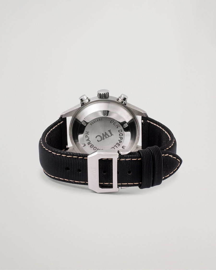 Homme | IWC Pre-Owned Doppelchronograph IW3713 Silver | IWC Pre-Owned | Doppelchronograph IW3713 Silver