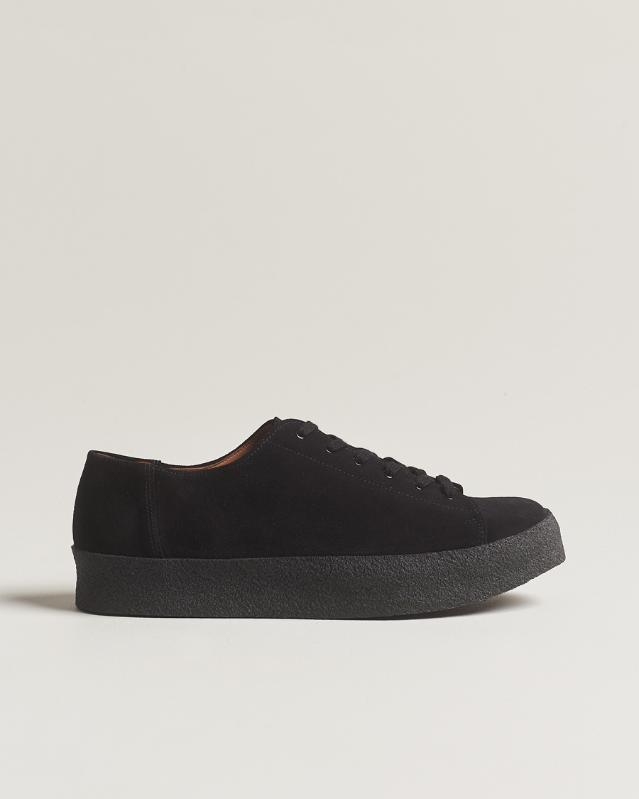 Homme | Sanders Ash Suede Monkey Shoe Black | Sanders | Ash Suede Monkey Shoe Black