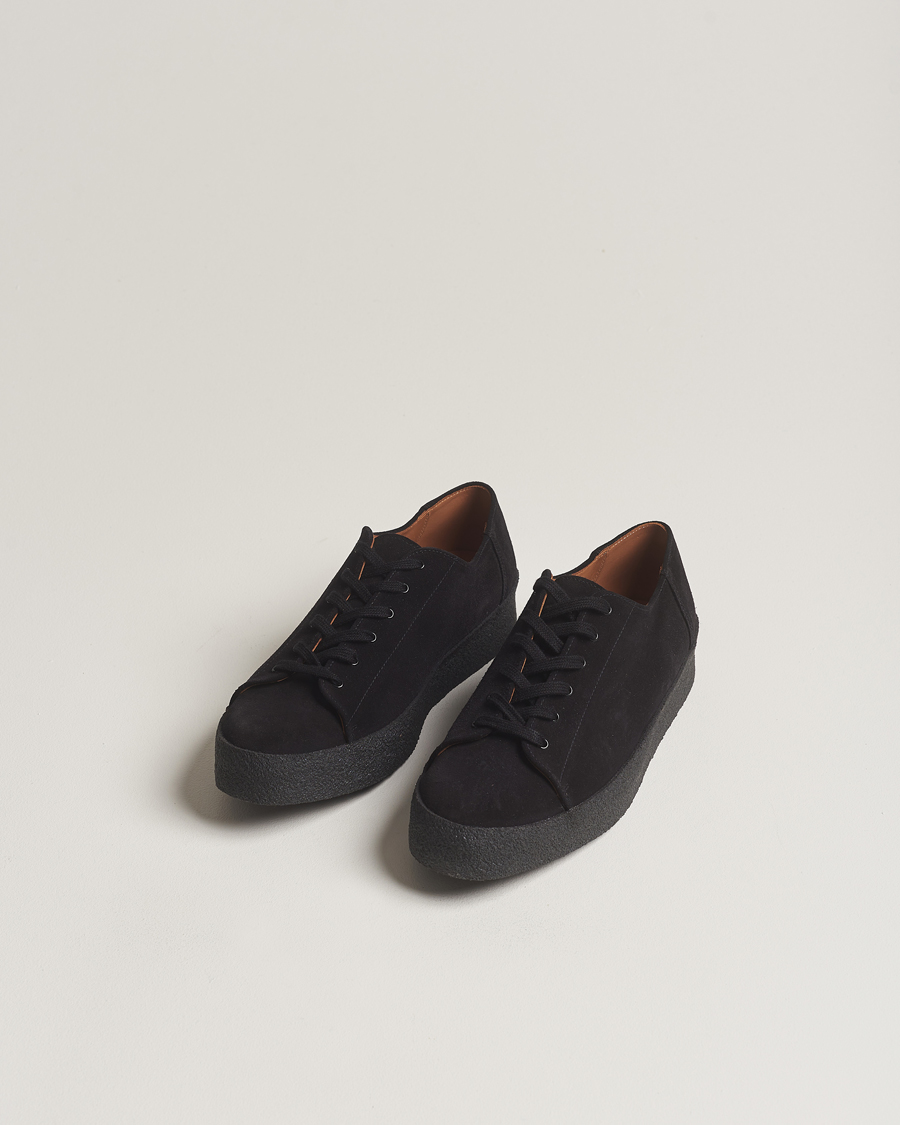 Homme | Sanders Ash Suede Monkey Shoe Black | Sanders | Ash Suede Monkey Shoe Black