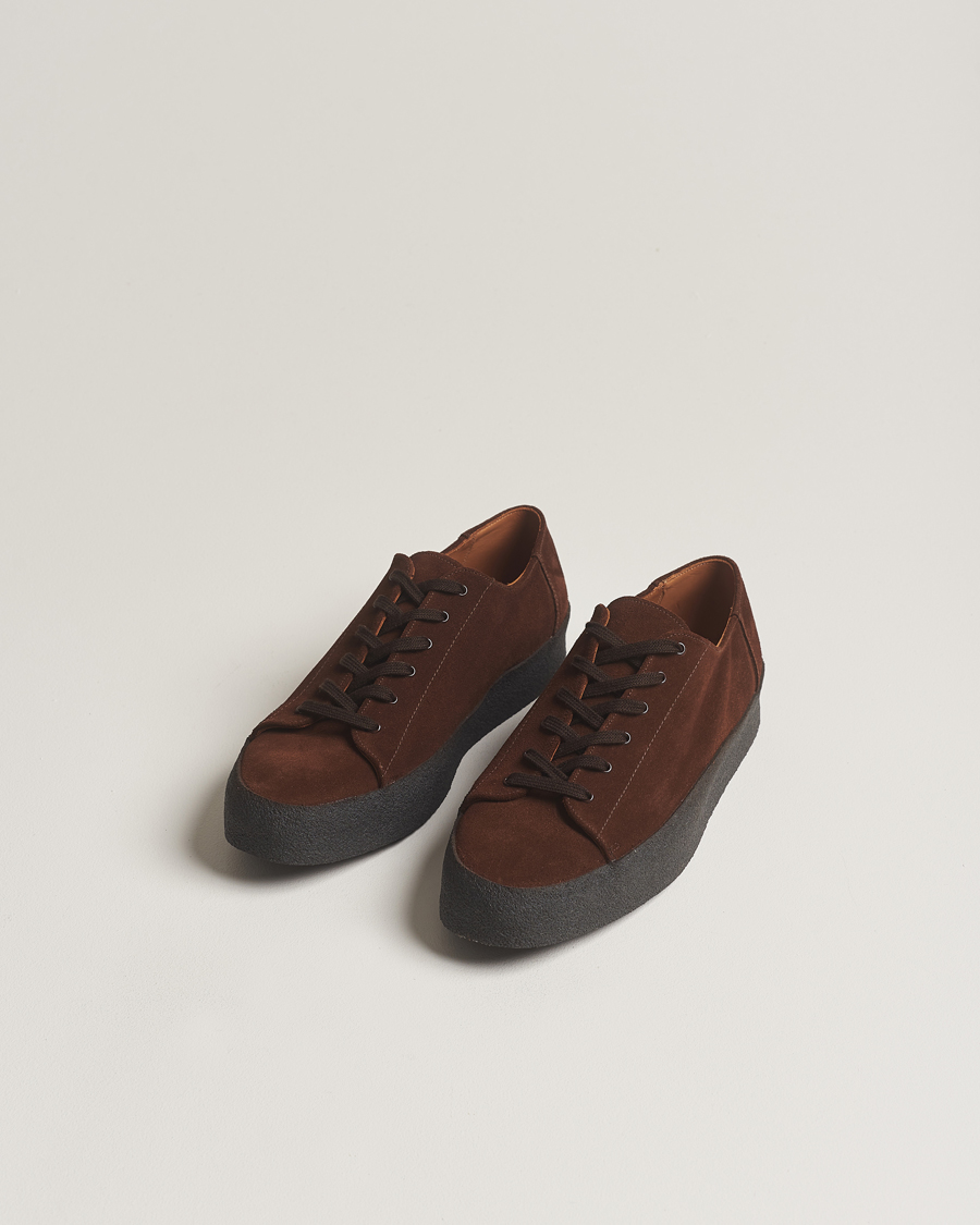 Homme | Best of British | Sanders | Ash Suede Monkey Shoe Polo Snuff