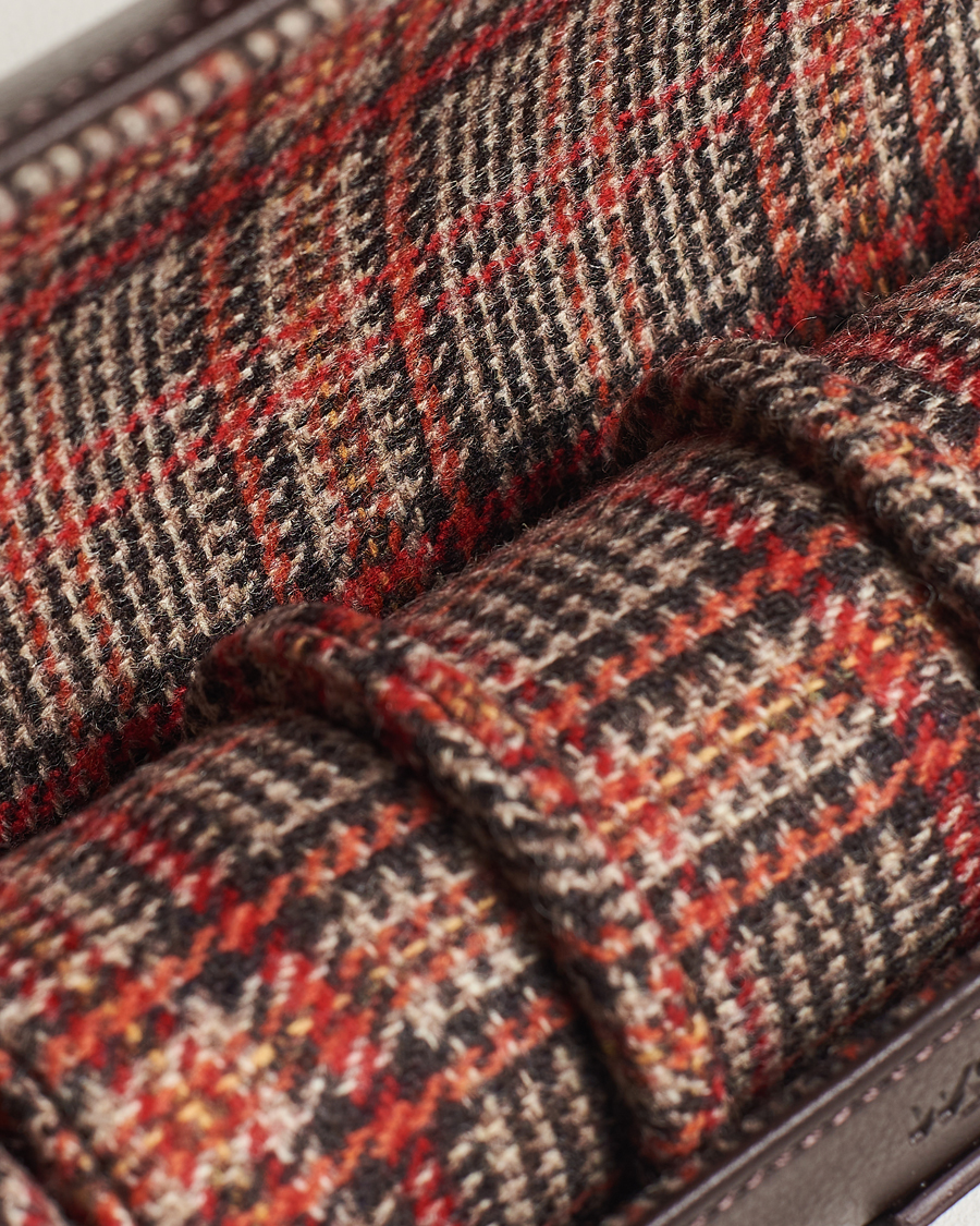 Homme | WOLF WM Brown Triple Watch Roll Tweed Brown | WOLF | WM Brown Triple Watch Roll Tweed Brown