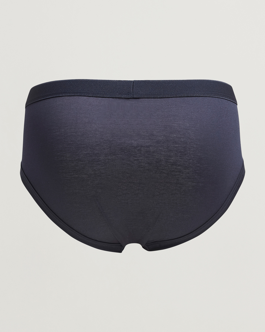 Homme | Sous-Vêtements Et Chaussettes | Zimmerli of Switzerland | Sea Island Cotton Briefs Navy