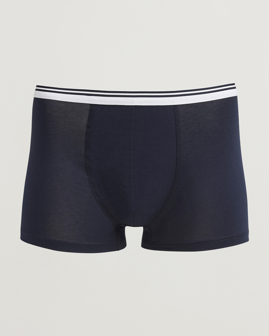 Homme | Sous-Vêtements Et Chaussettes | Zimmerli of Switzerland | Pure Comfort Boxer Shorts Navy