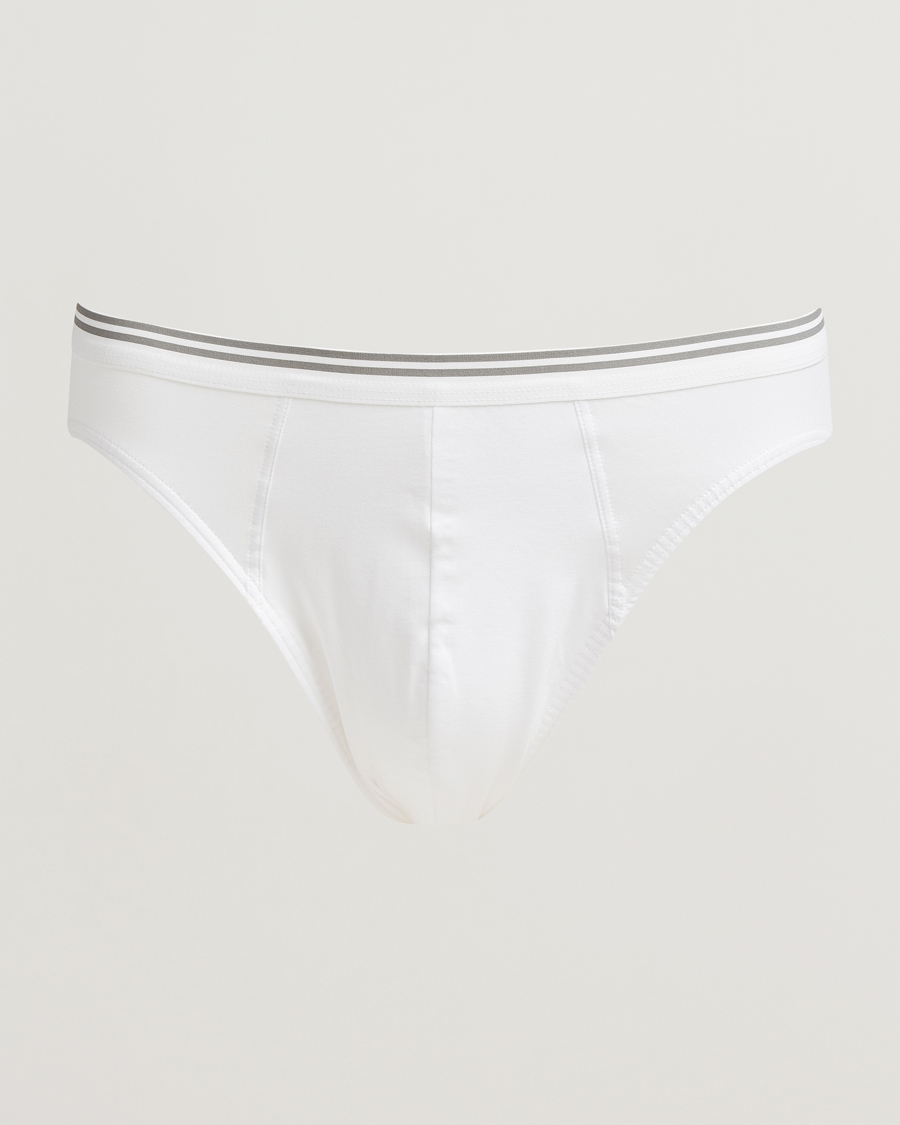 Homme | Sous-Vêtements Et Chaussettes | Zimmerli of Switzerland | Pure Comfort Briefs White