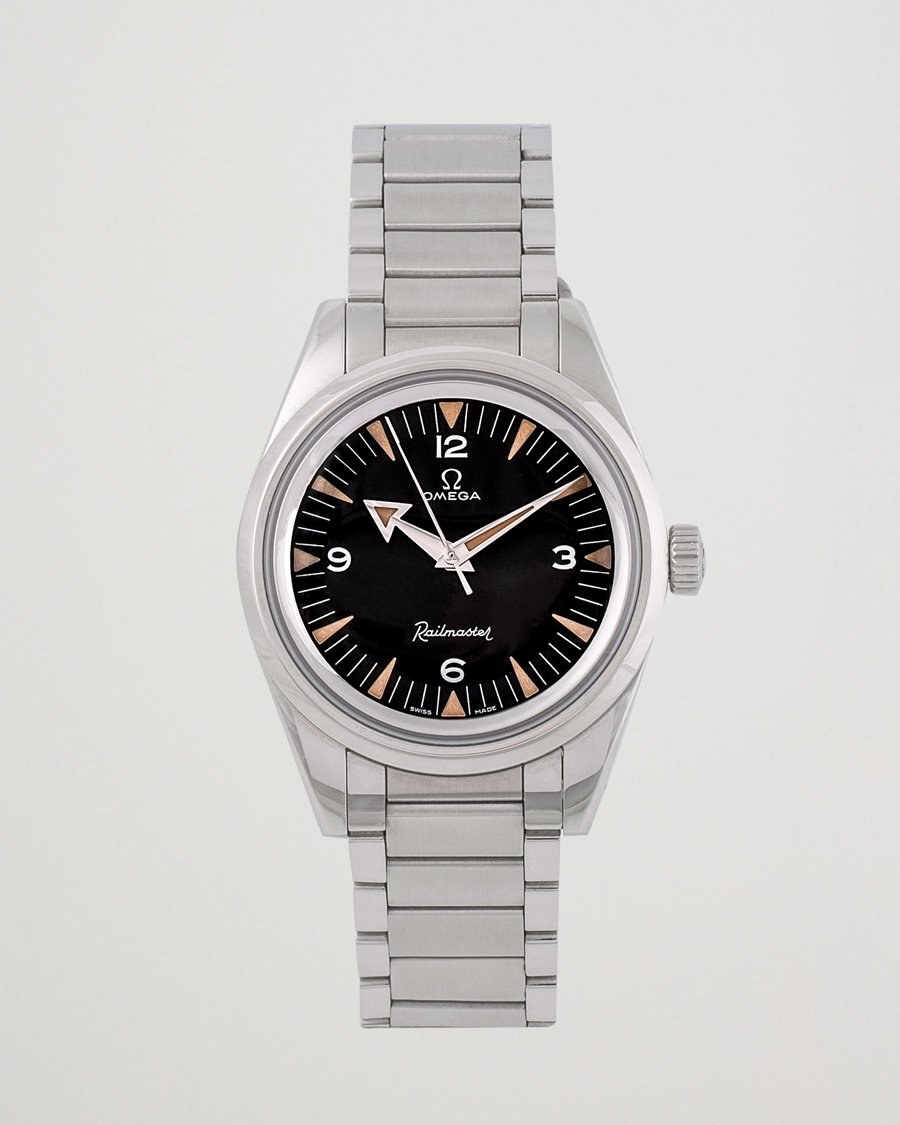 Homme | Omega Pre-Owned Railmaster The 1957 Trilogy Limited Edition Silver | Omega Pre-Owned | Railmaster The 1957 Trilogy Limited Edition Silver