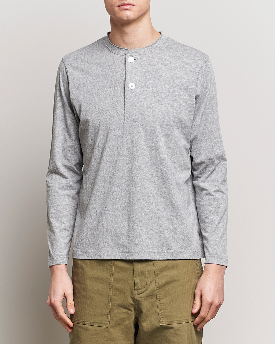 Homme | Pulls Et Tricots | BEAMS PLUS | Cotton Henley  Grey