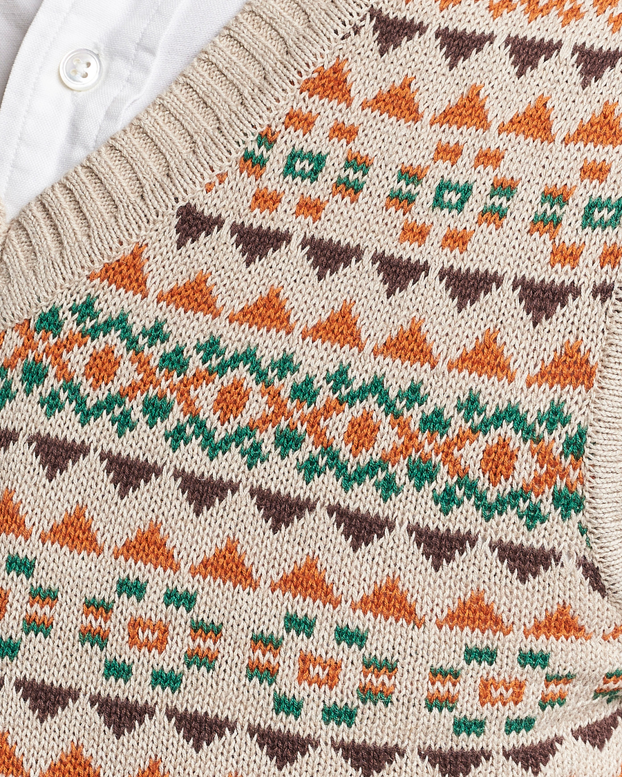 Homme | Pulls Et Tricots | BEAMS PLUS | Fairisle Knit Vest Beige