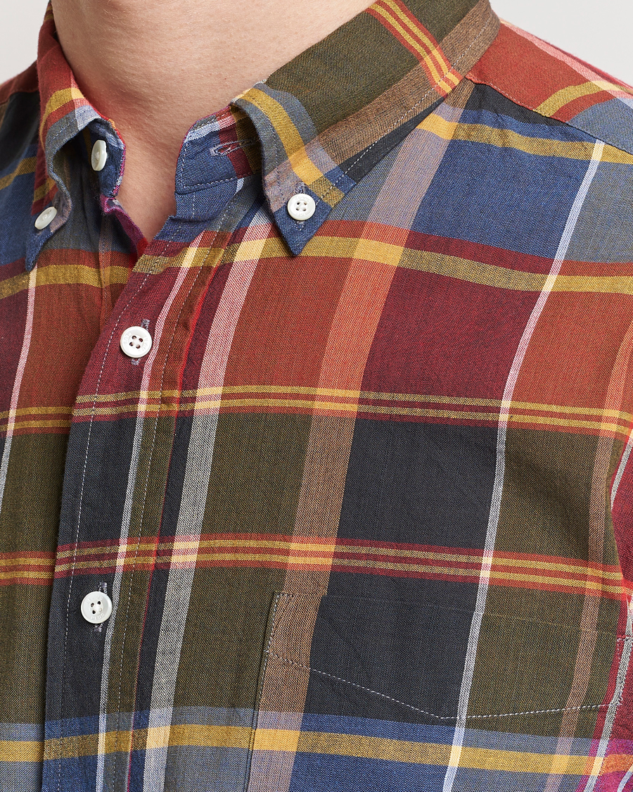Homme | Chemises | BEAMS PLUS | Button Down Madras Shirt Red Check