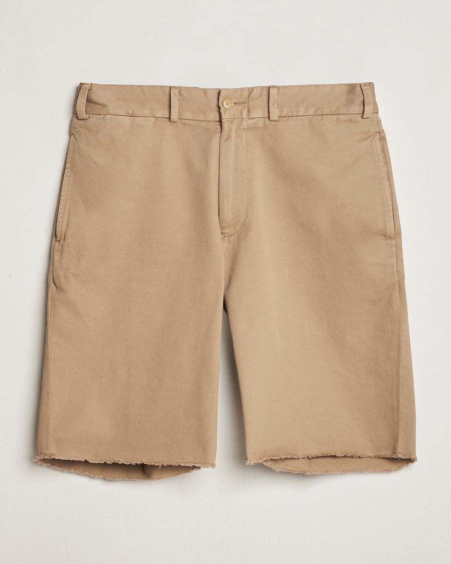 Homme | Shorts | BEAMS PLUS | Cut Off Twill Cotton Shorts Beige