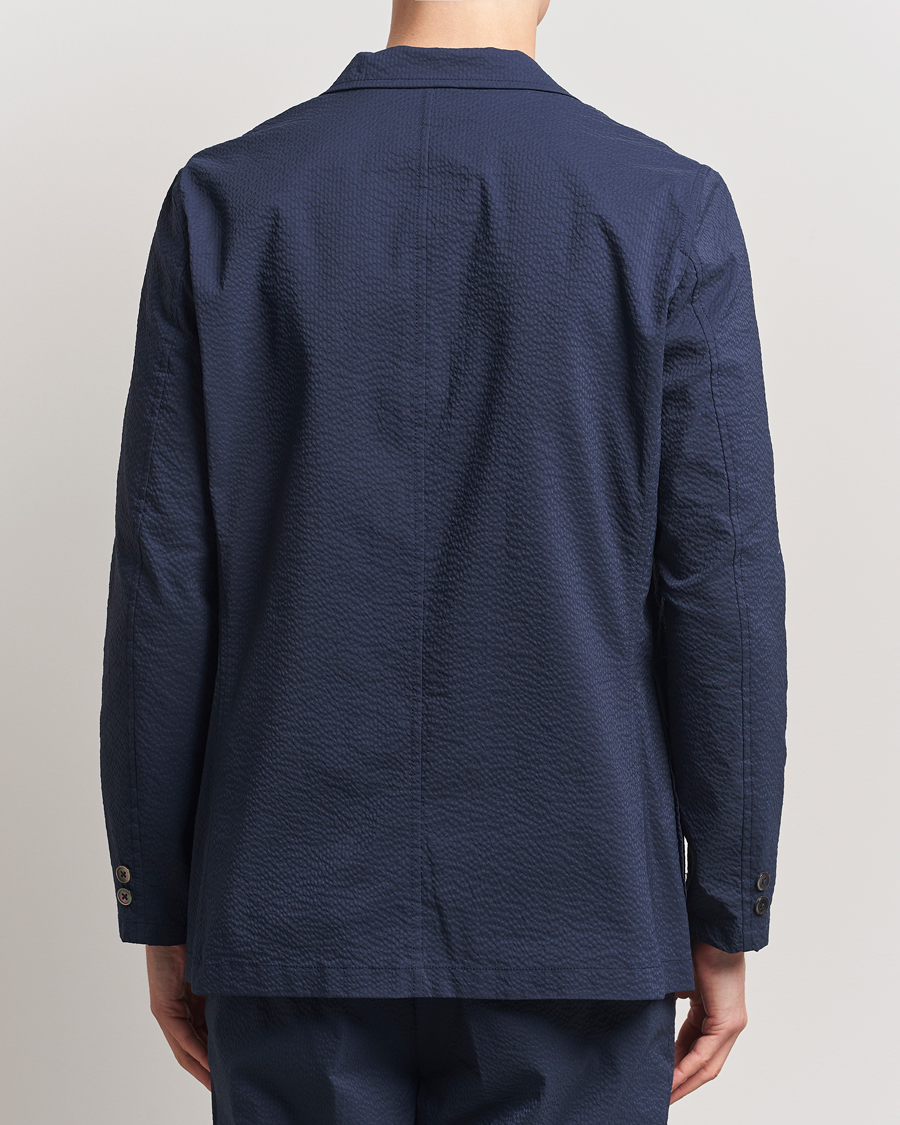 Homme | Blazers | BEAMS PLUS | Seersucker Blazer Navy