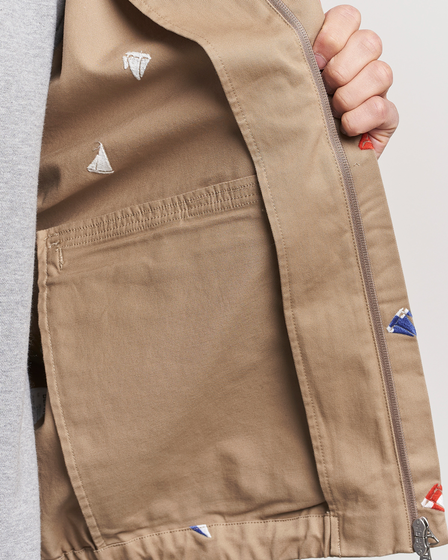 Homme | Manteaux Et Vestes | BEAMS PLUS | Embroidered Harrington Jacket Beige