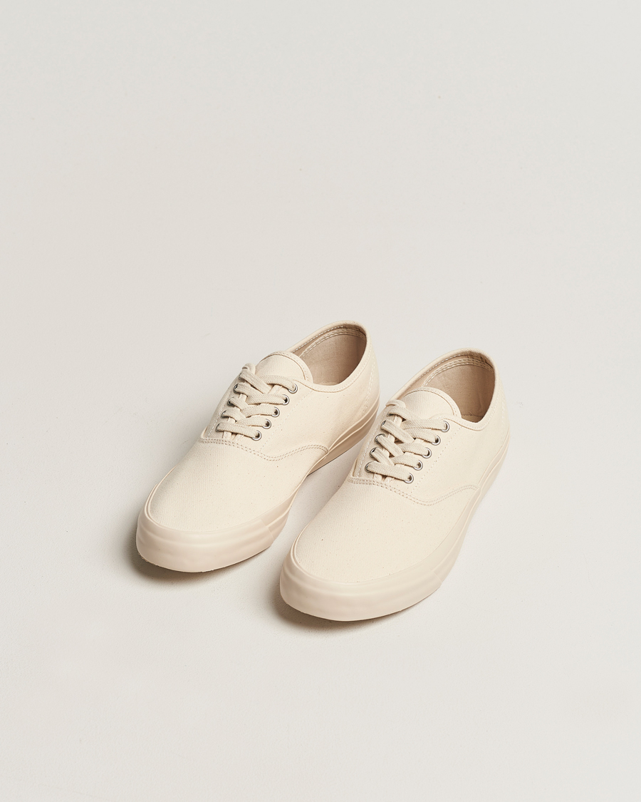 Men | White Sneakers | BEAMS PLUS | x Sperry Canvas Sneakers Ivory
