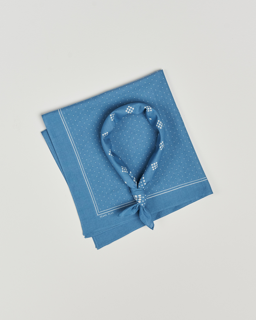Homme | BEAMS PLUS 2-Pack Bandanas Sax Blue | BEAMS PLUS | 2-Pack Bandanas Sax Blue
