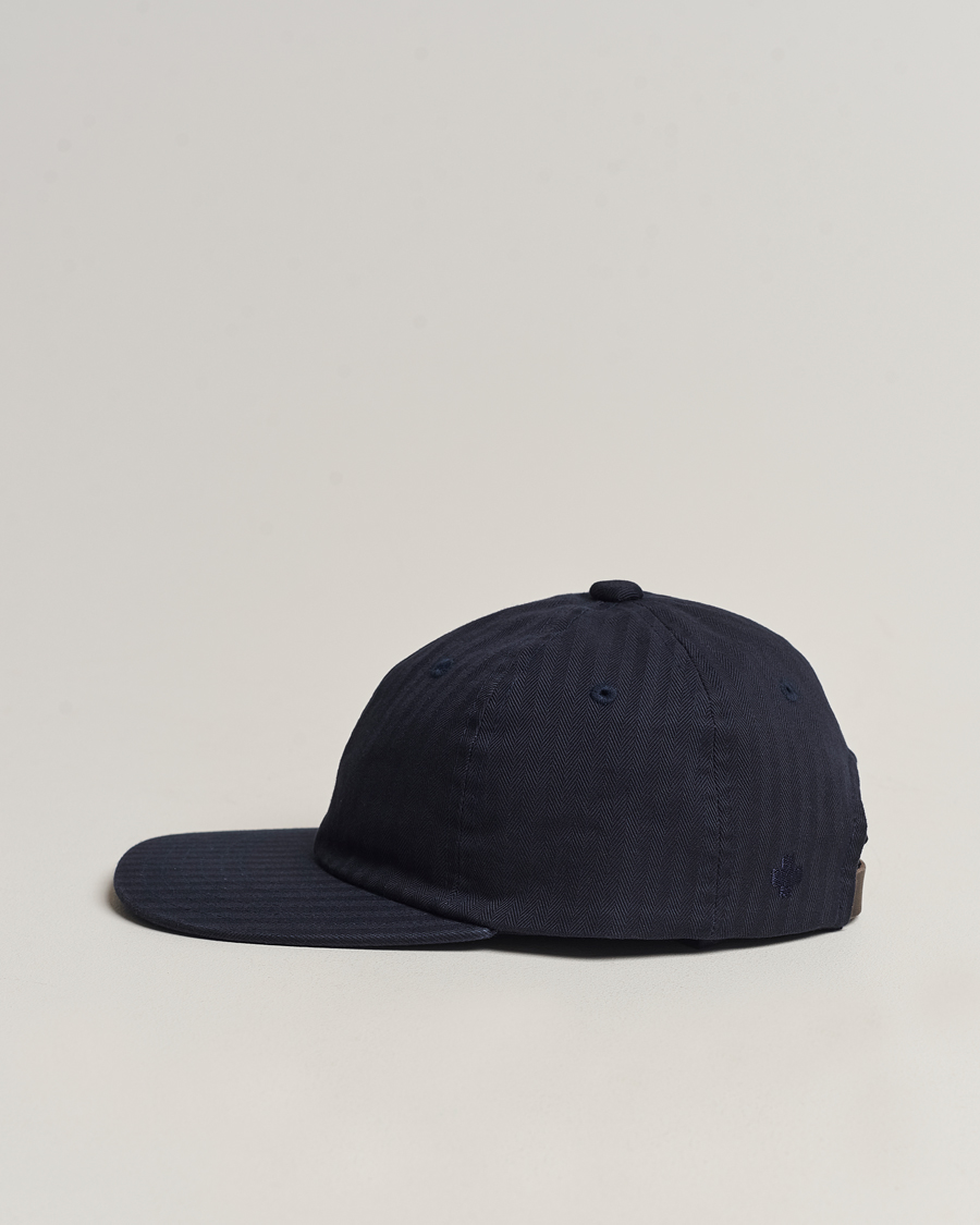 Homme | BEAMS PLUS 6 Panel Herringbone Cap Navy | BEAMS PLUS | 6 Panel Herringbone Cap Navy
