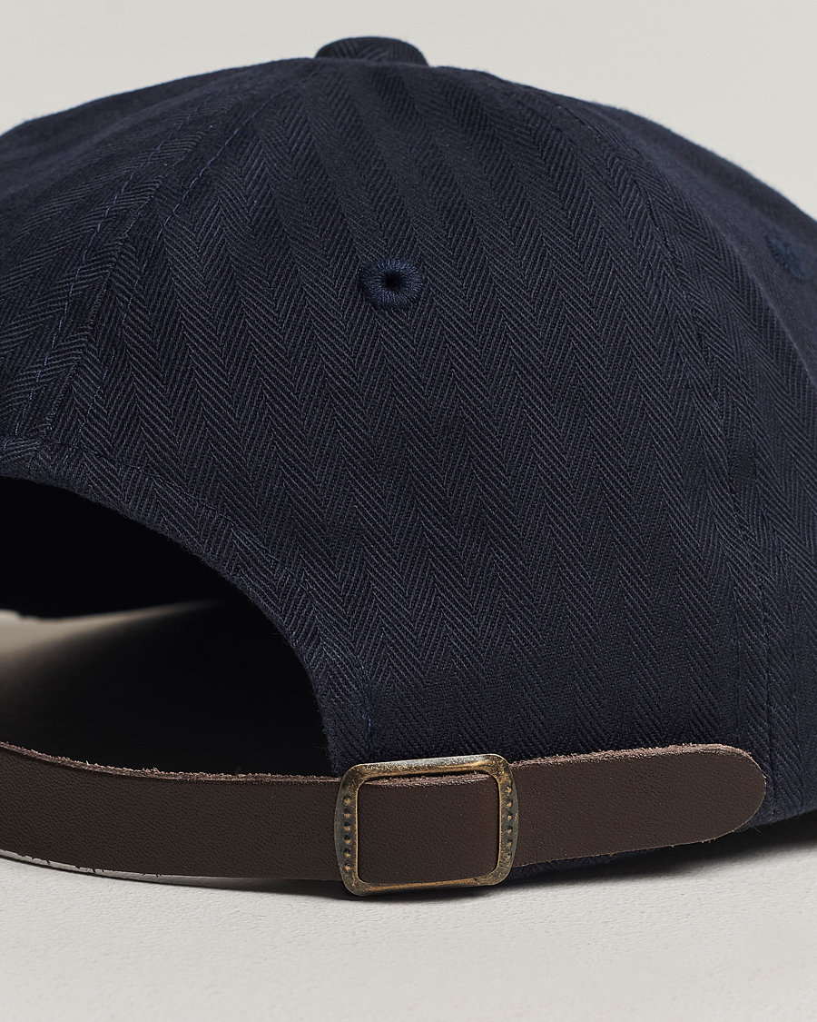 Homme | BEAMS PLUS 6 Panel Herringbone Cap Navy | BEAMS PLUS | 6 Panel Herringbone Cap Navy