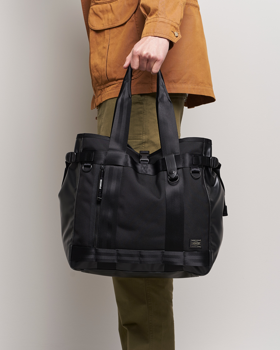 Men | Accessories | Porter-Yoshida & Co. | Heat Tote Bag Black