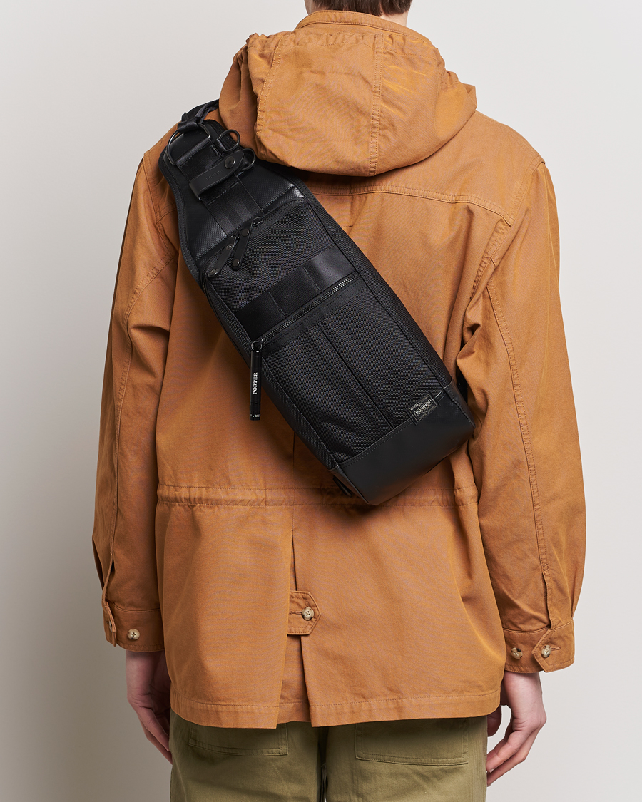 Homme | Sections | Porter-Yoshida & Co. | Heat Sling Shoulder Bag Black