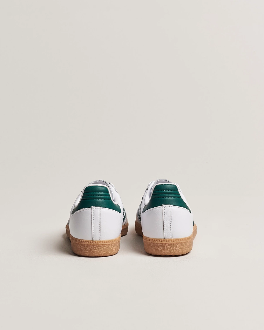 Homme | adidas Originals Samba OG Sneaker White/Green | adidas Originals | Samba OG Sneaker White/Green