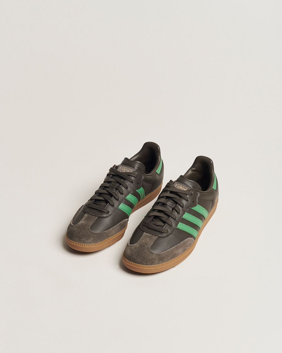 Homme | Chaussures En Daim | adidas Originals | Samba OG Sneaker Brown/Green
