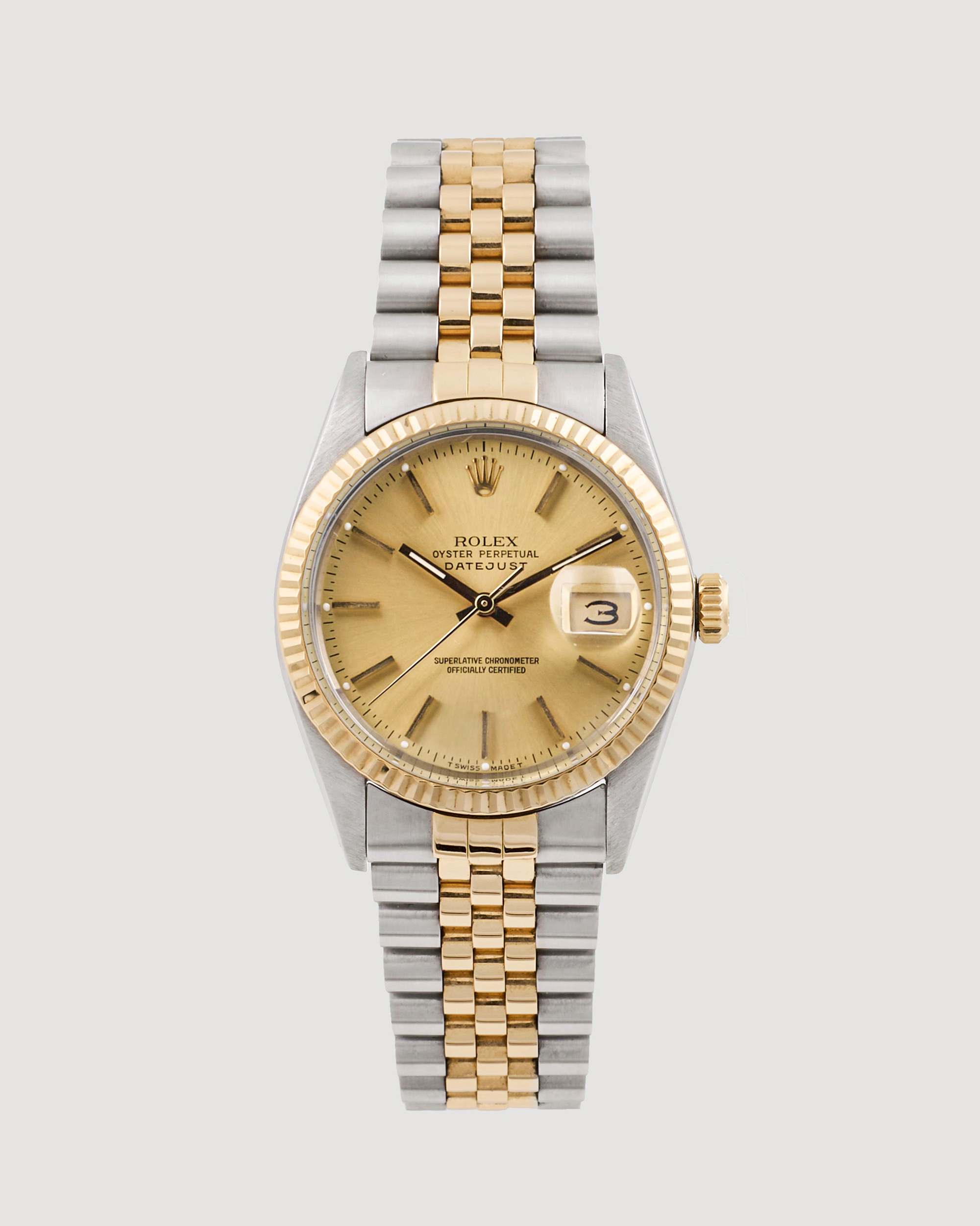 Homme | Rolex Pre-Owned Datejust 16233 G/S Silver | Rolex Pre-Owned | Datejust 16233 G/S Silver