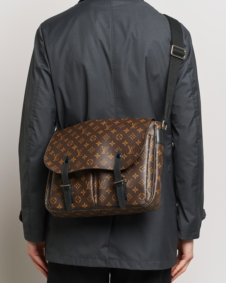Homme | Louis Vuitton Pre-Owned Christopher Shoulder Bag Monogram | Louis Vuitton Pre-Owned | Christopher Shoulder Bag Monogram