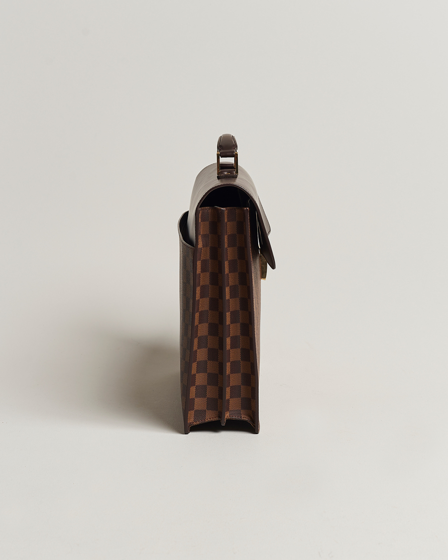 Homme | Louis Vuitton Pre-Owned Altona Briefcase Damier Ebene | Louis Vuitton Pre-Owned | Altona Briefcase Damier Ebene