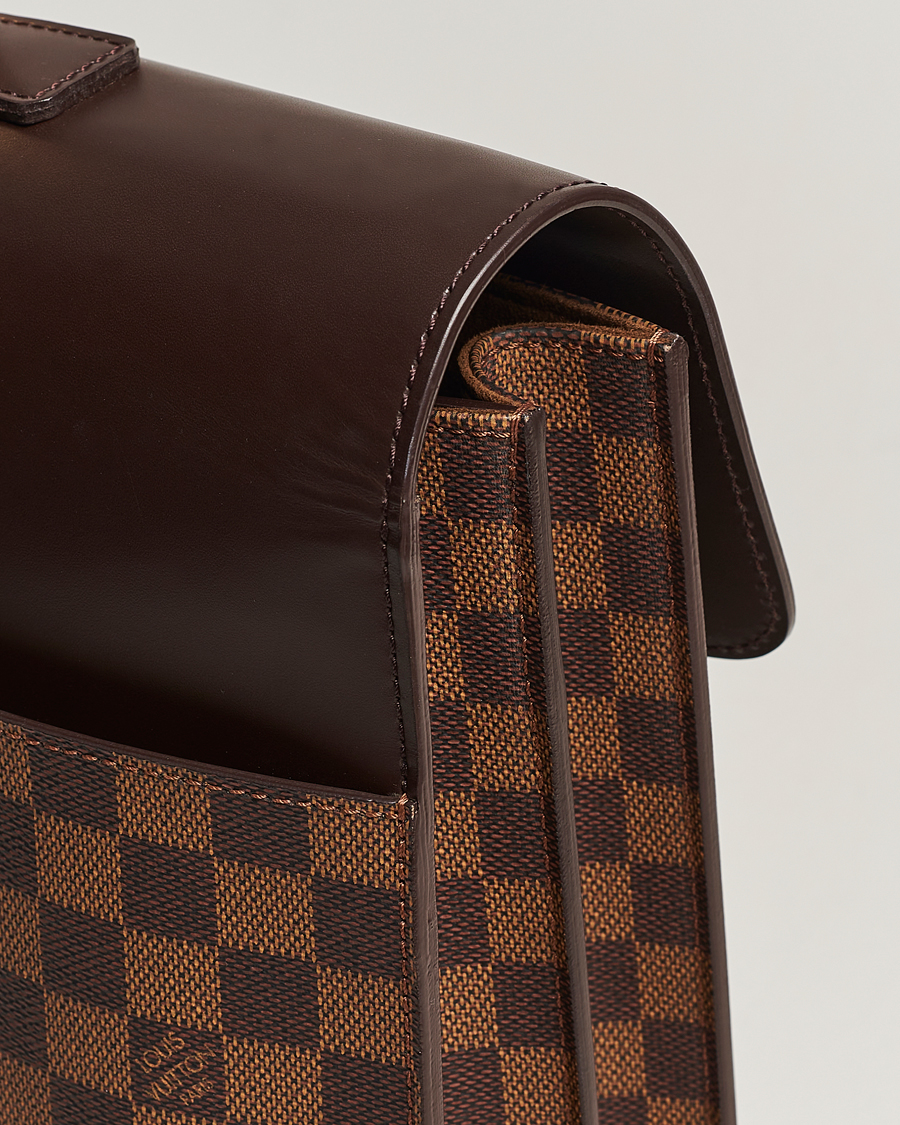 Homme | Louis Vuitton Pre-Owned Altona Briefcase Damier Ebene | Louis Vuitton Pre-Owned | Altona Briefcase Damier Ebene