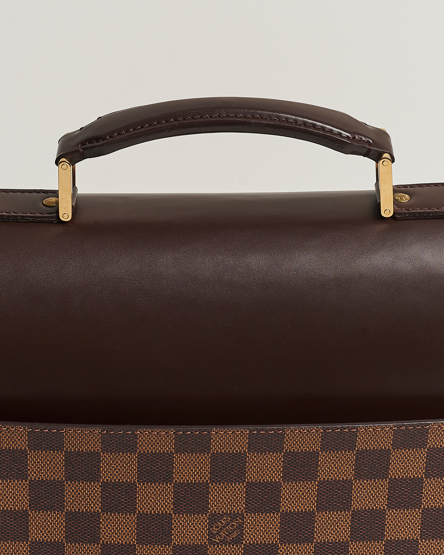 Homme | Louis Vuitton Pre-Owned Altona Briefcase Damier Ebene | Louis Vuitton Pre-Owned | Altona Briefcase Damier Ebene