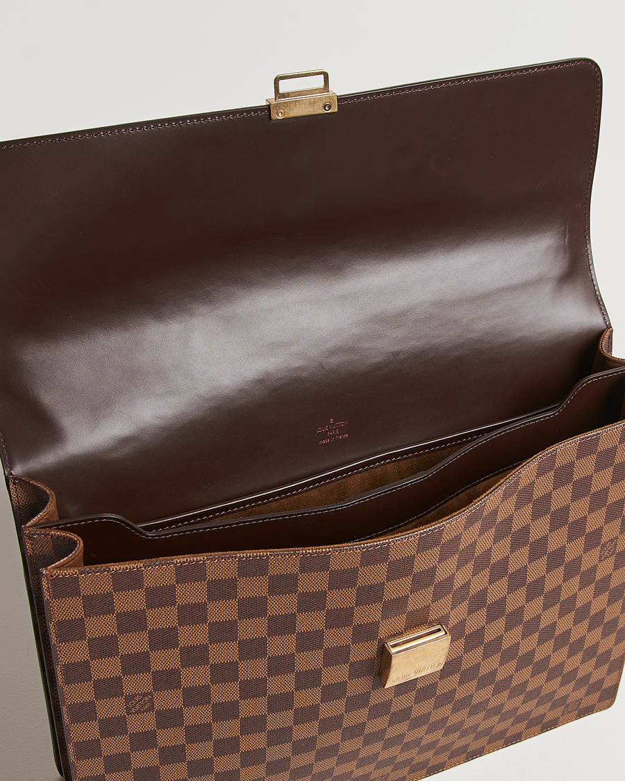 Homme | Louis Vuitton Pre-Owned Altona Briefcase Damier Ebene | Louis Vuitton Pre-Owned | Altona Briefcase Damier Ebene
