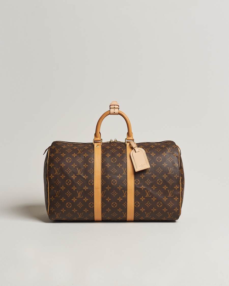 Homme | Louis Vuitton Pre-Owned Keepall 45 Bag Monogram | Louis Vuitton Pre-Owned | Keepall 45 Bag Monogram