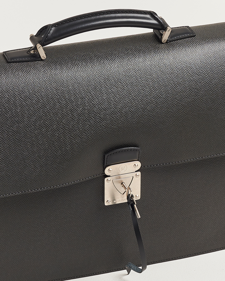Homme | Louis Vuitton Pre-Owned Robusto Breifcase Black | Louis Vuitton Pre-Owned | Robusto Breifcase Black