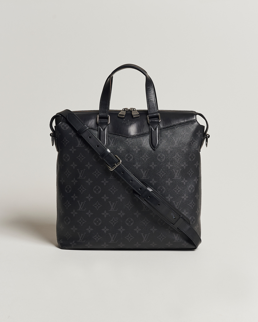 Homme | Louis Vuitton Pre-Owned Explorer Tote Bag Monogram Eclipse | Louis Vuitton Pre-Owned | Explorer Tote Bag Monogram Eclipse