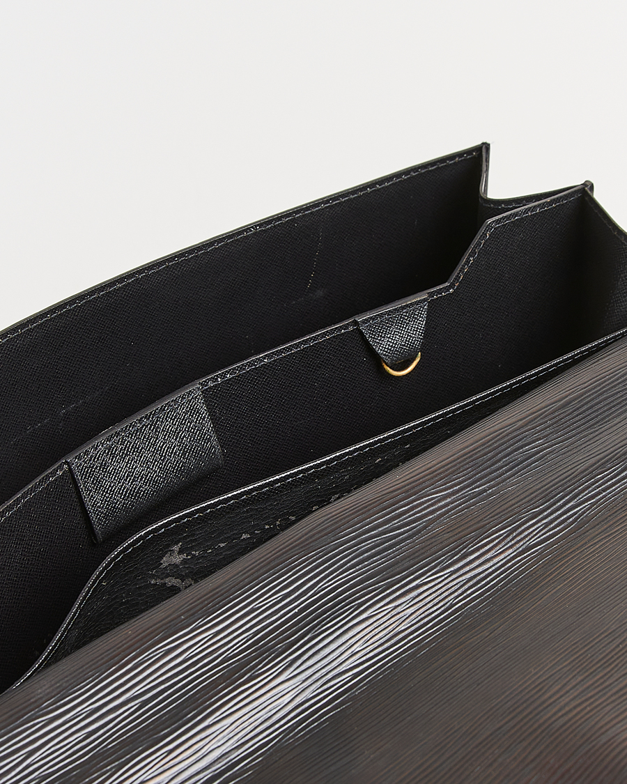 Homme | Louis Vuitton Pre-Owned Serviette Conseiller EPI Leather Briefcase | Louis Vuitton Pre-Owned | Serviette Conseiller EPI Leather Briefcase
