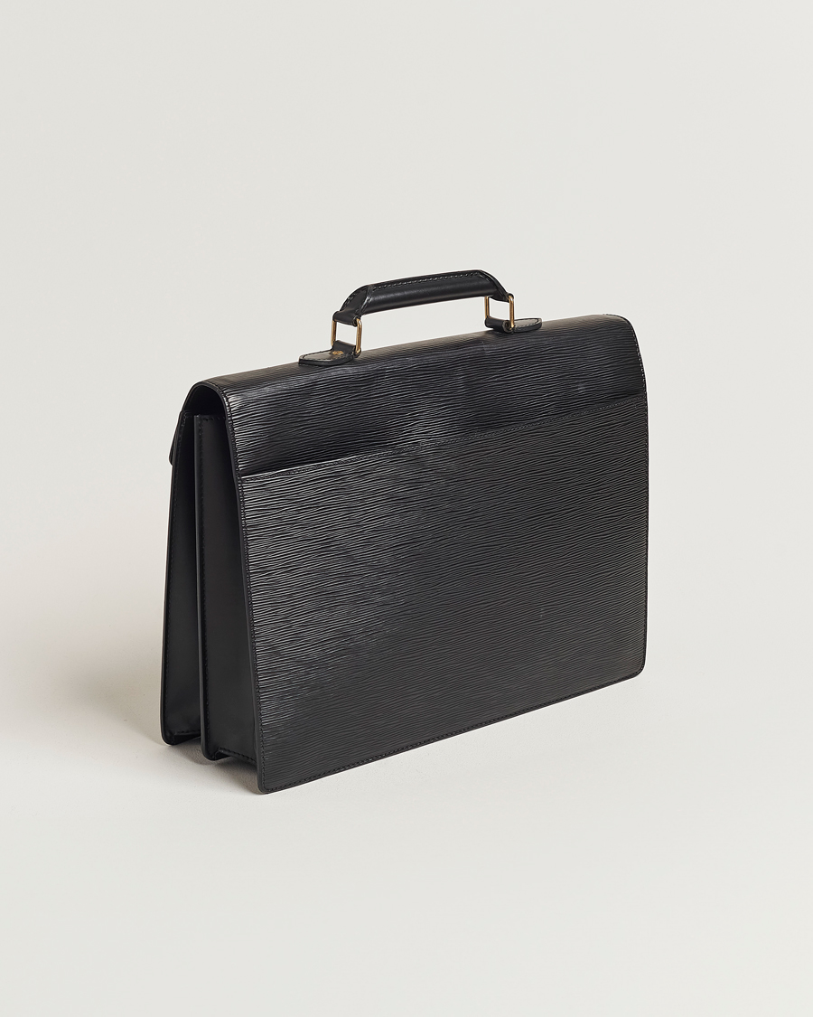 Homme | Louis Vuitton Pre-Owned Serviette Conseiller EPI Leather Briefcase | Louis Vuitton Pre-Owned | Serviette Conseiller EPI Leather Briefcase