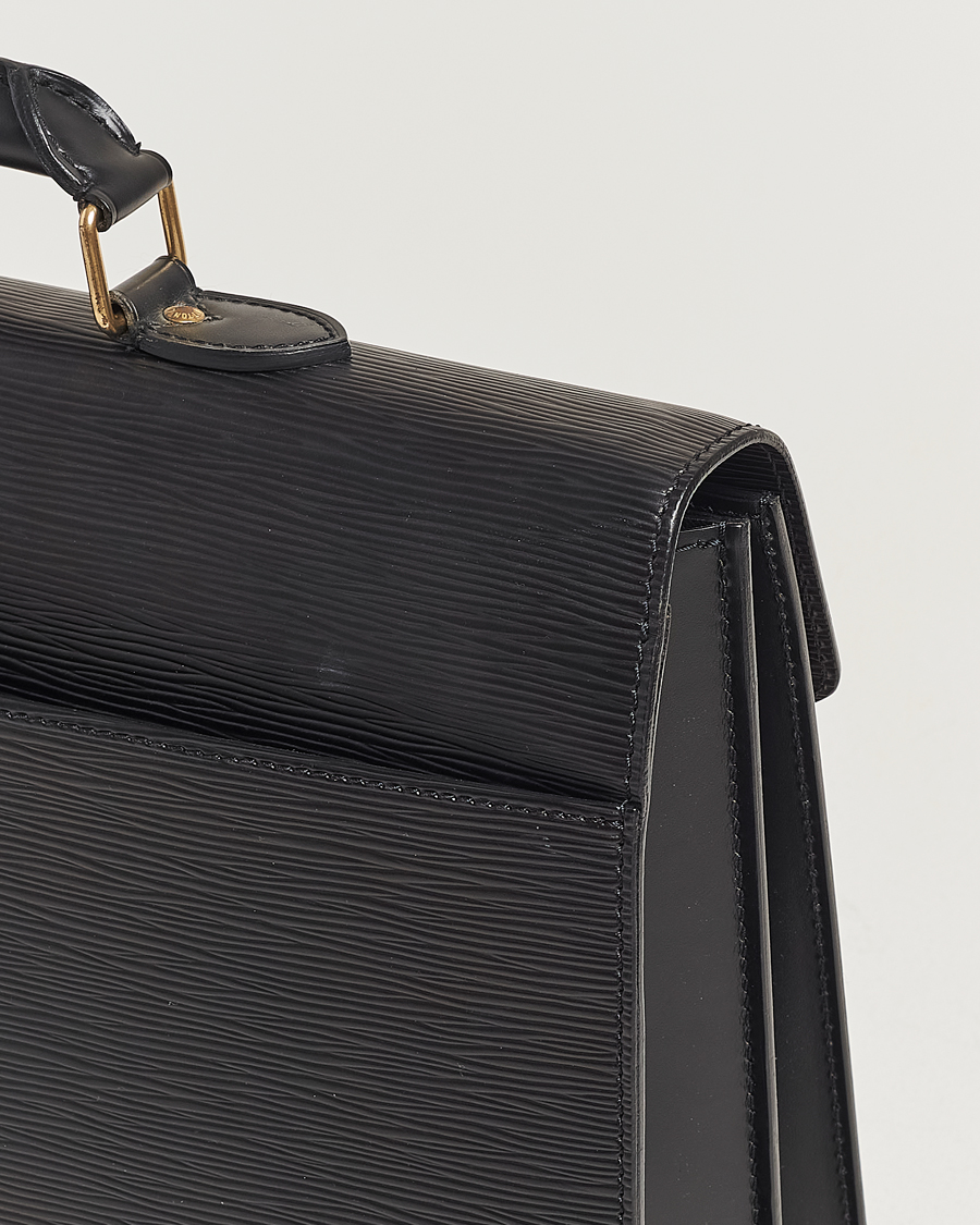 Homme | Louis Vuitton Pre-Owned Serviette Conseiller EPI Leather Briefcase | Louis Vuitton Pre-Owned | Serviette Conseiller EPI Leather Briefcase