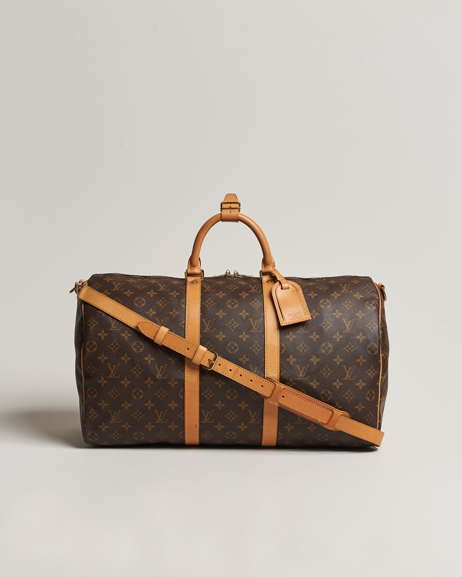 Homme | Louis Vuitton Pre-Owned Keepall Bandoulière 50 Monogram | Louis Vuitton Pre-Owned | Keepall Bandoulière 50 Monogram