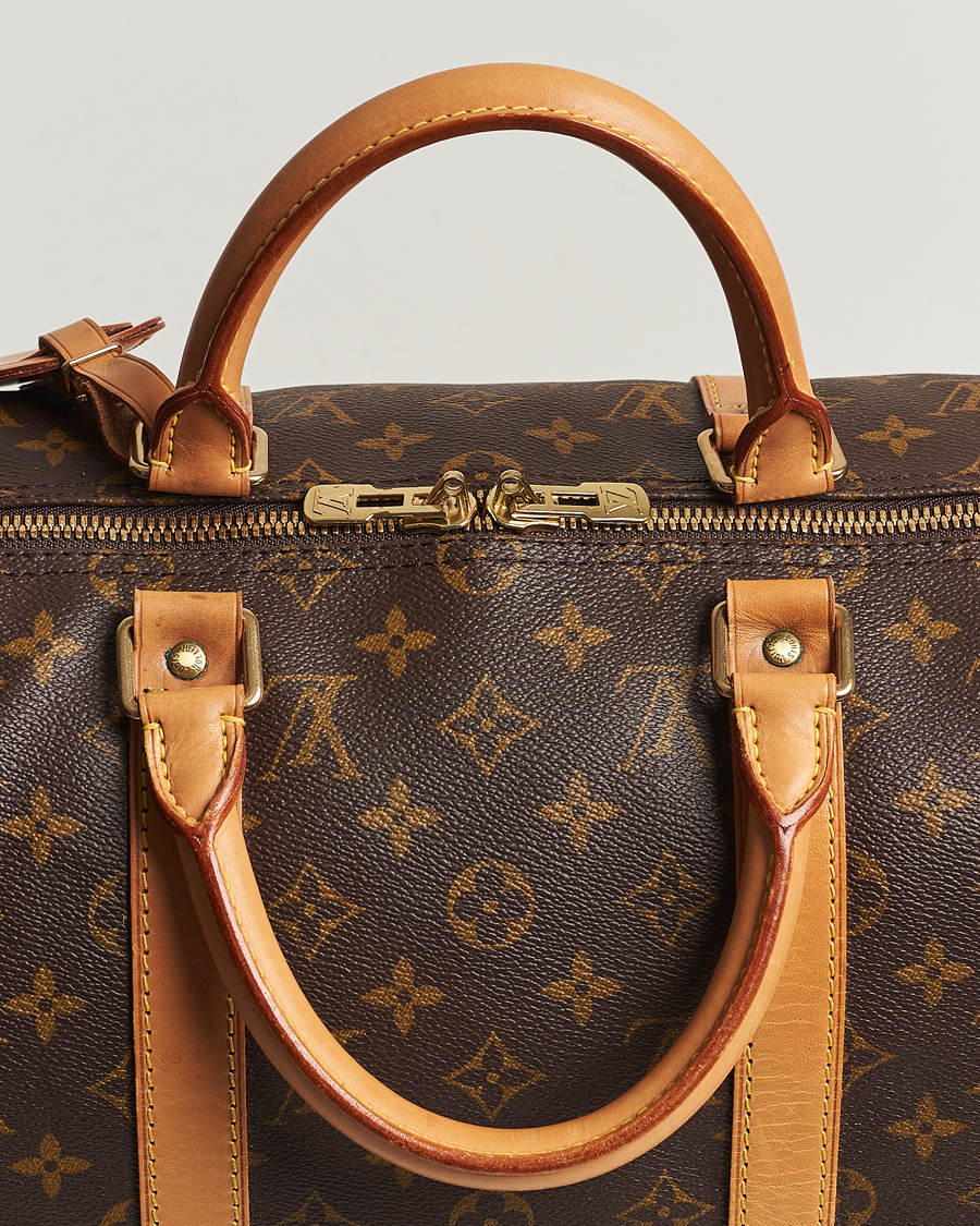 Homme | Louis Vuitton Pre-Owned Keepall Bandoulière 50 Monogram | Louis Vuitton Pre-Owned | Keepall Bandoulière 50 Monogram