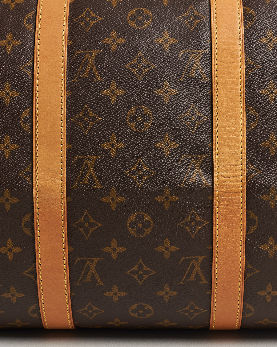 Homme | Louis Vuitton Pre-Owned Keepall Bandoulière 50 Monogram | Louis Vuitton Pre-Owned | Keepall Bandoulière 50 Monogram